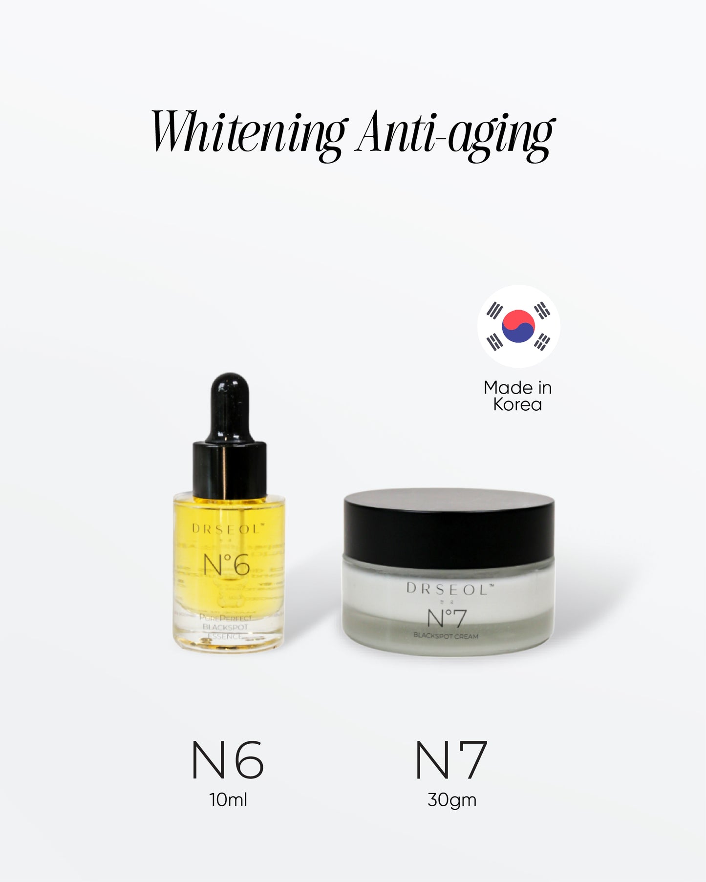 N6 PorePerfect Blackspot Essense + N7 Whitening Anti-Aging Cream